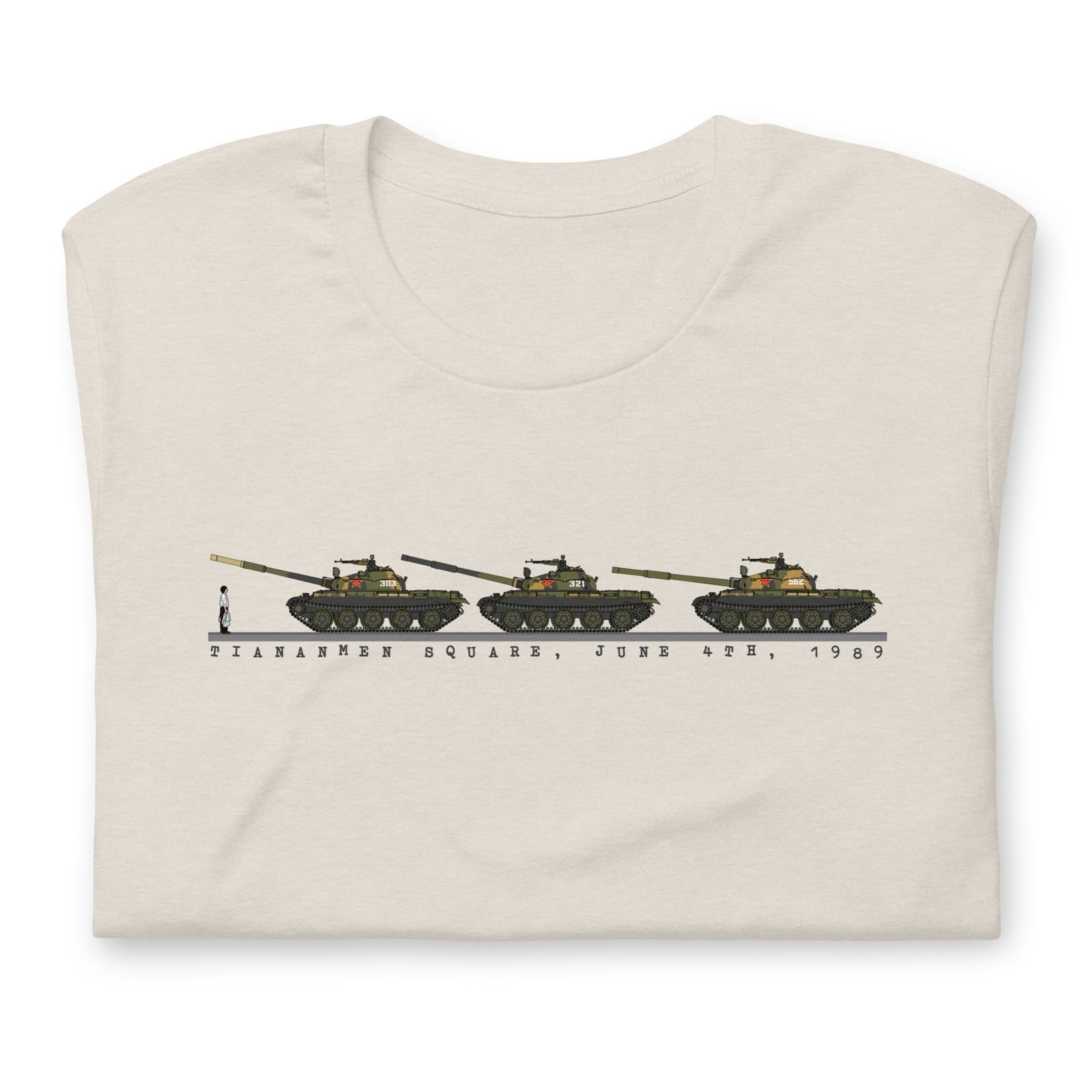Tiananmen Tank Man 33rd Anniversary T-Shirt