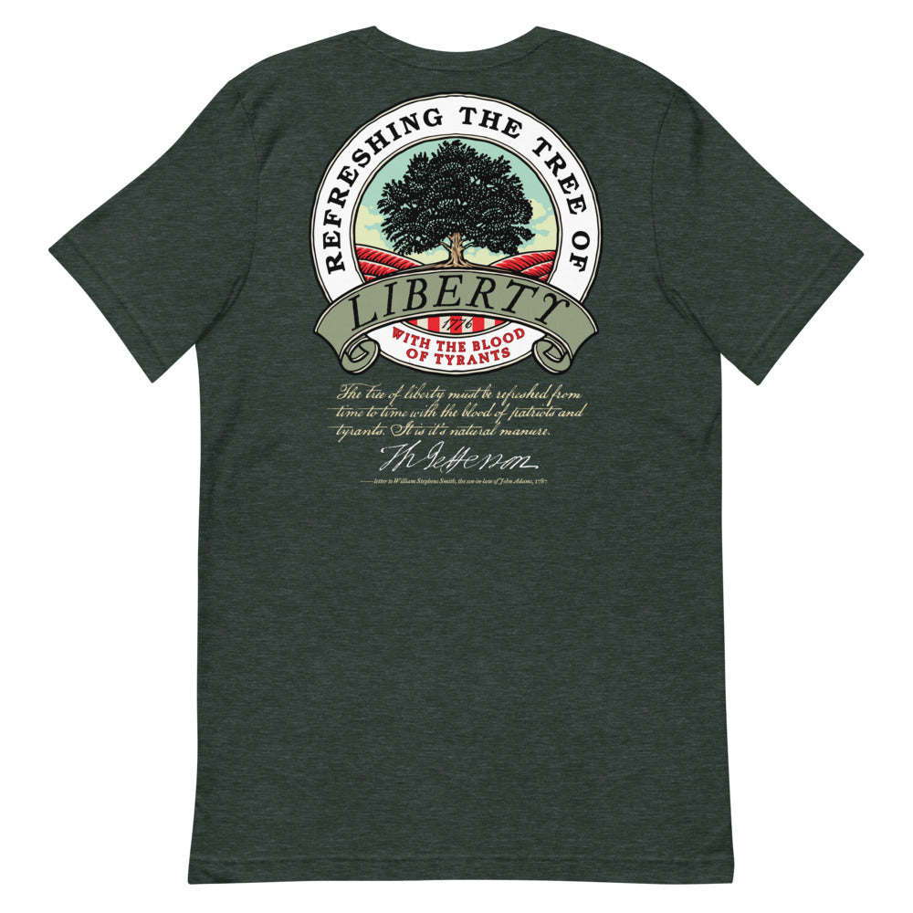 Refreshing the Tree of Liberty Thomas Jefferson T-Shirt