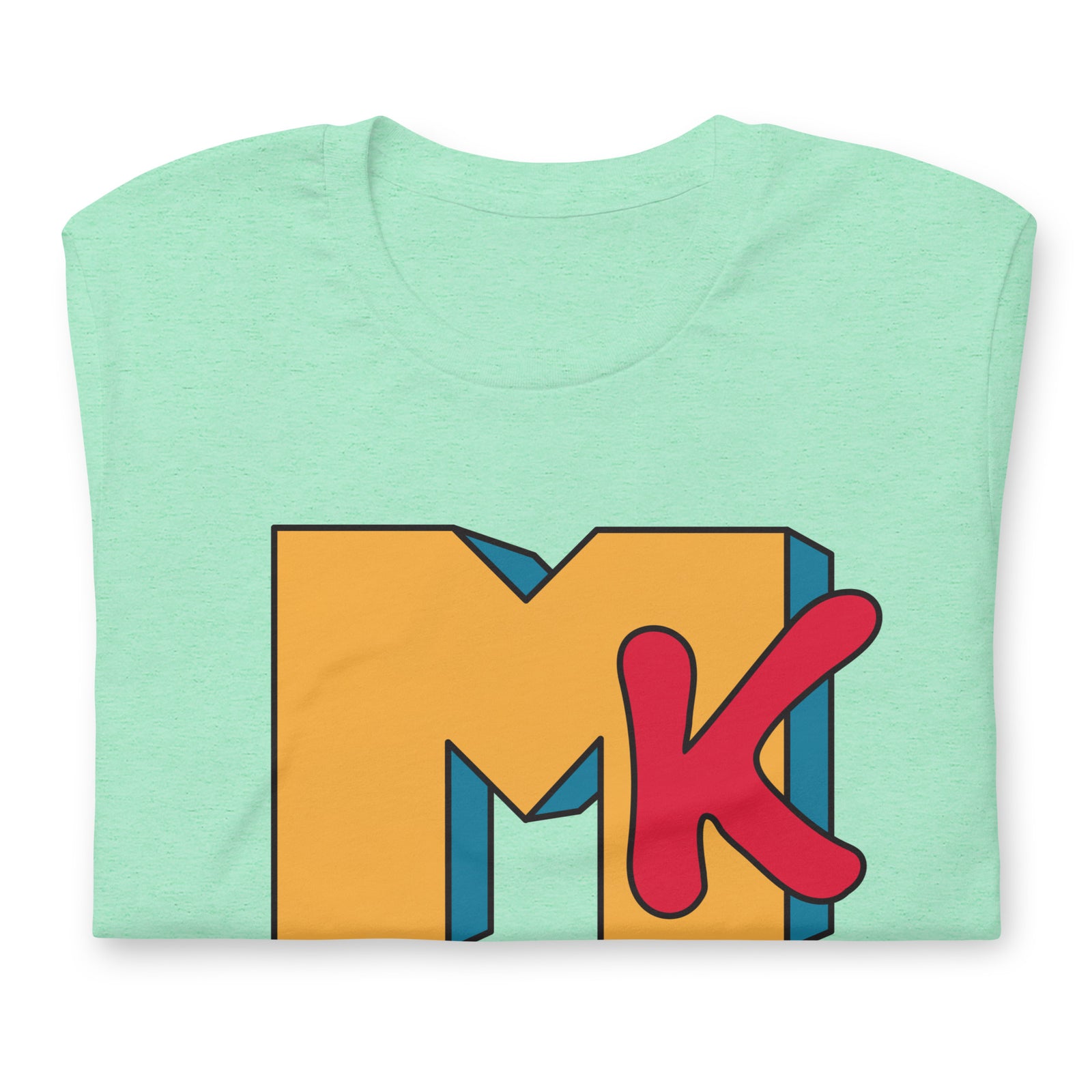 MK Ultra shirt by liberty maniacs folded lying flat on a white background.