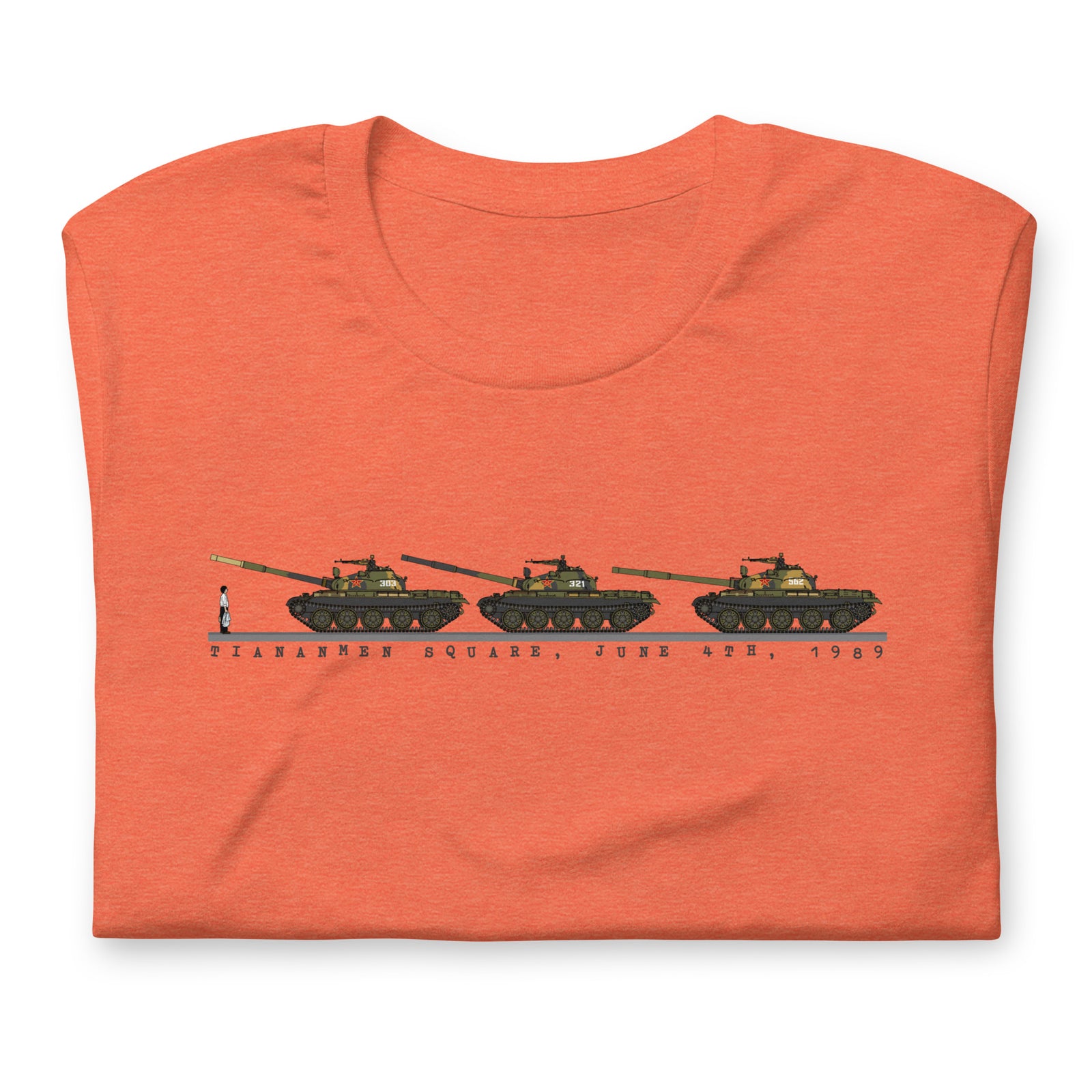 Tiananmen Tank Man 33rd Anniversary T-Shirt