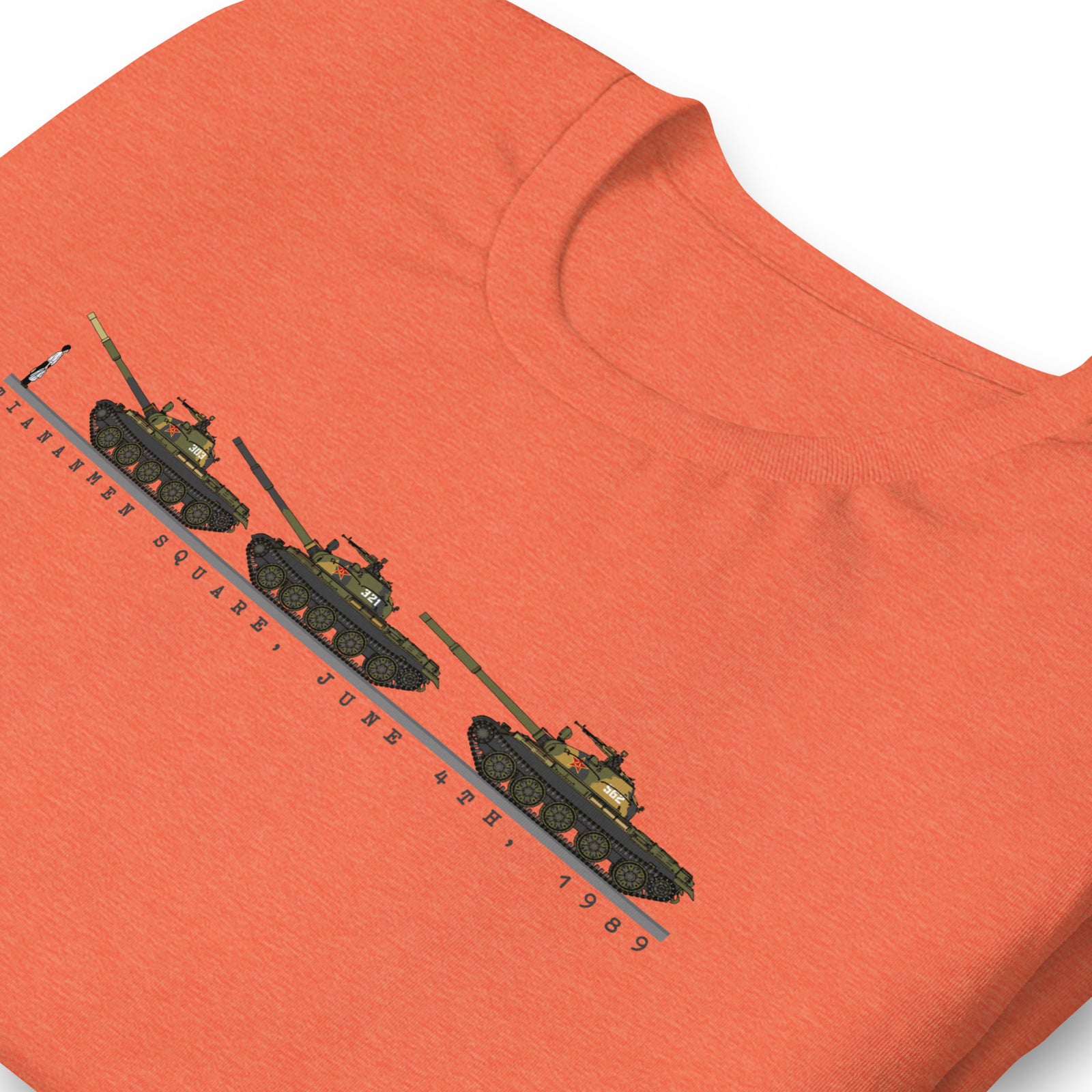 Tiananmen Tank Man 33rd Anniversary T-Shirt