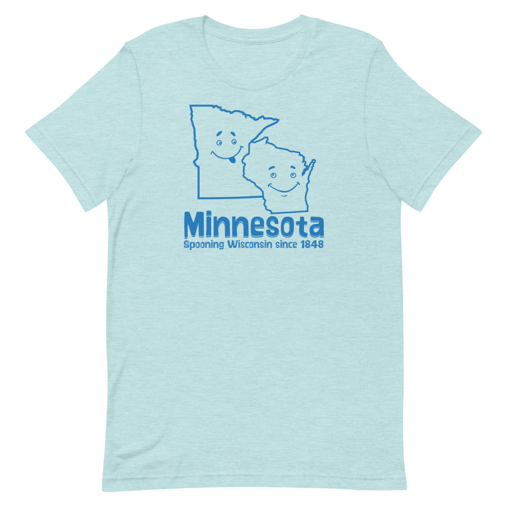Minnesota Spooning Wisconsin Short-Sleeve Unisex T-Shirt