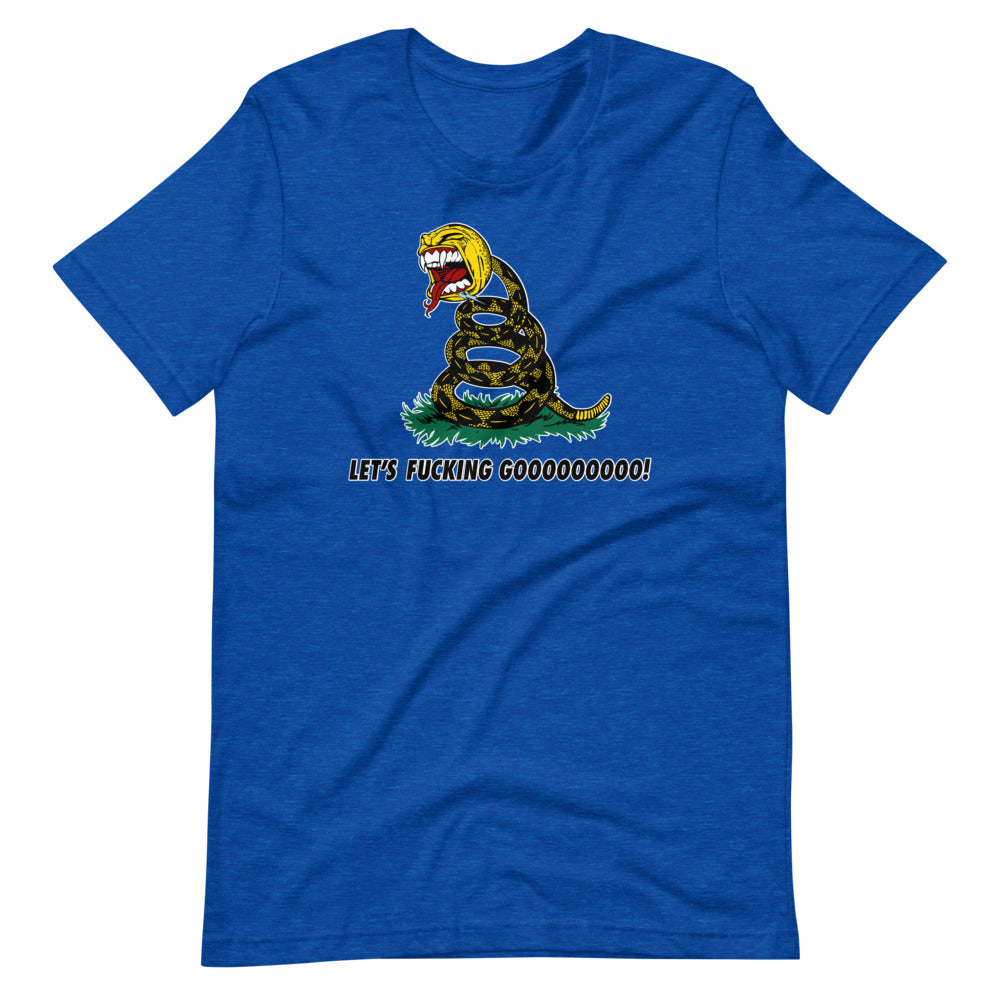 Let's Fucking Goooo Gadsden Short-Sleeve Unisex T-Shirt