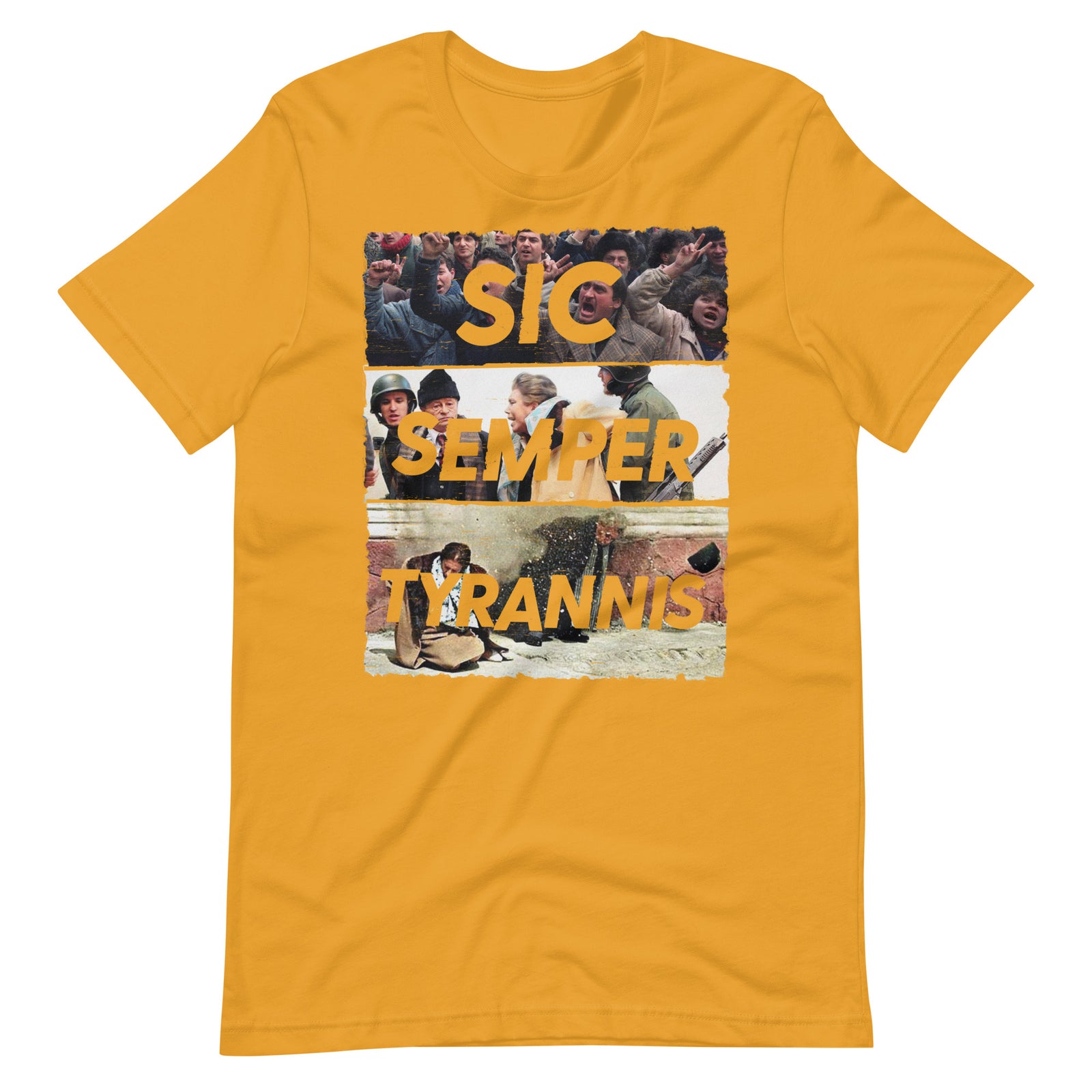 Sic Semper Tyrannis Ceausescu Unisex Graphic Tee
