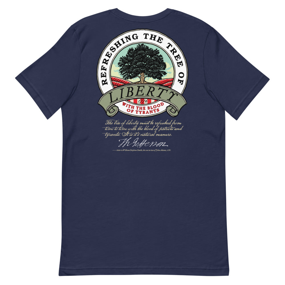 Refreshing the Tree of Liberty Thomas Jefferson T-Shirt