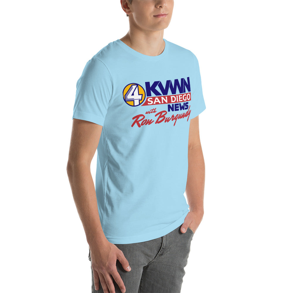 KVWN News with Ron Burgundy Shirt