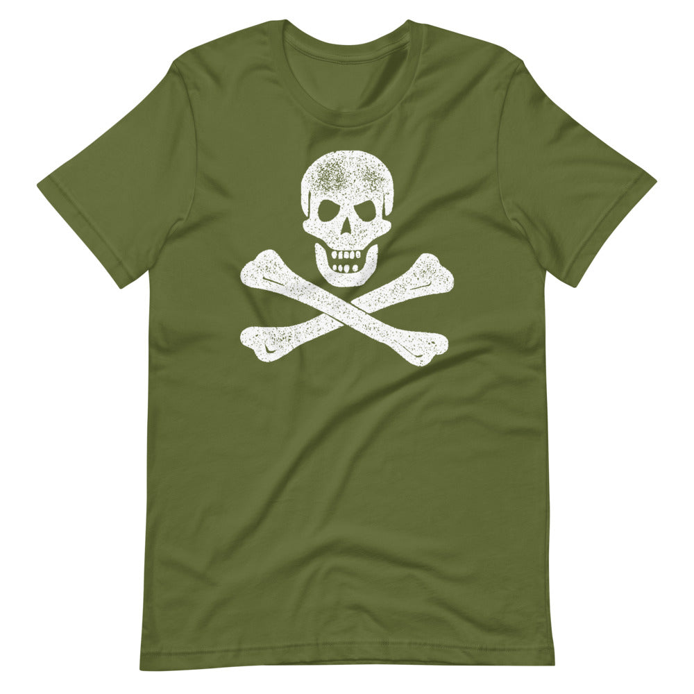 Jolly Roger Crossbones Short-Sleeve Unisex T-Shirt