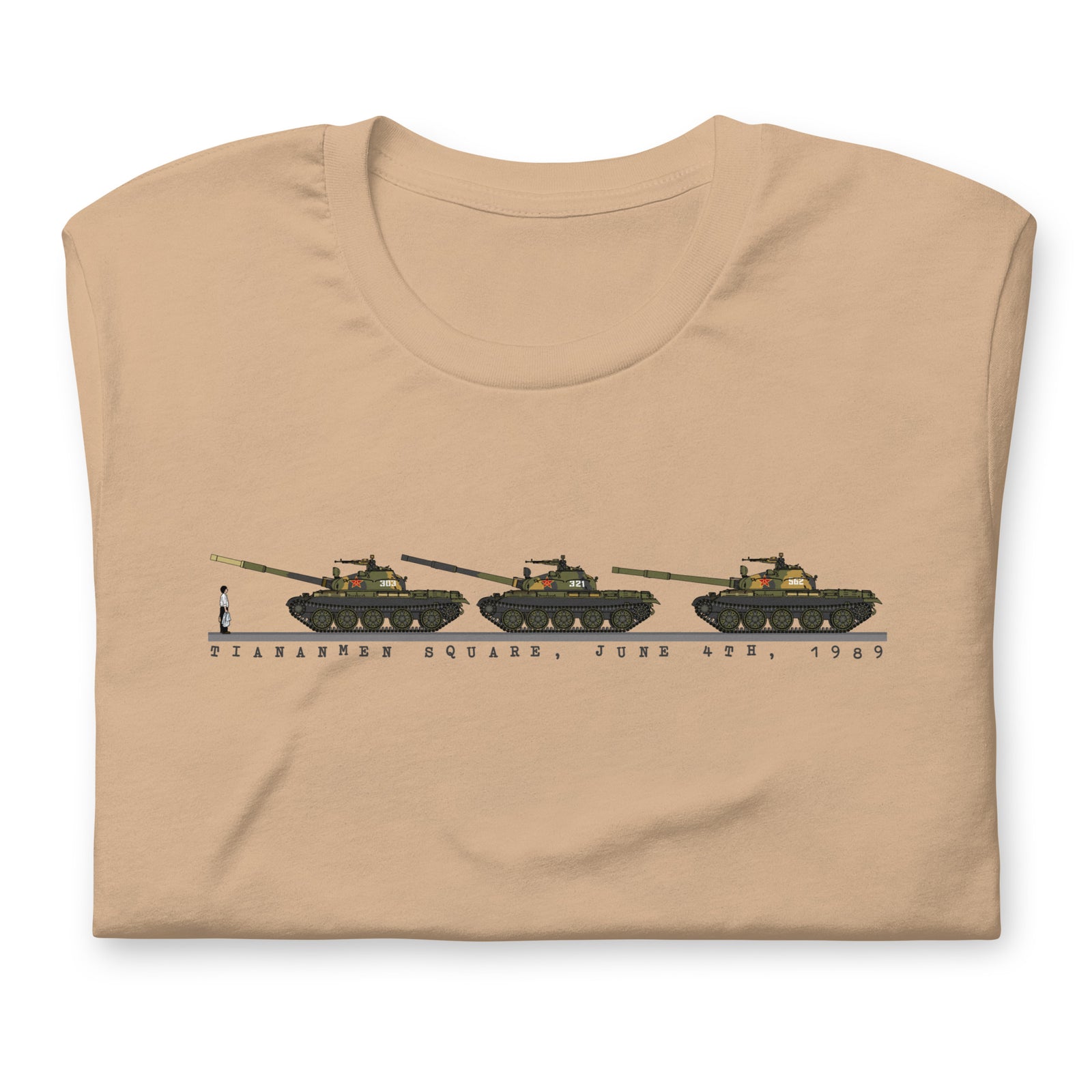 Tiananmen Tank Man 33rd Anniversary T-Shirt