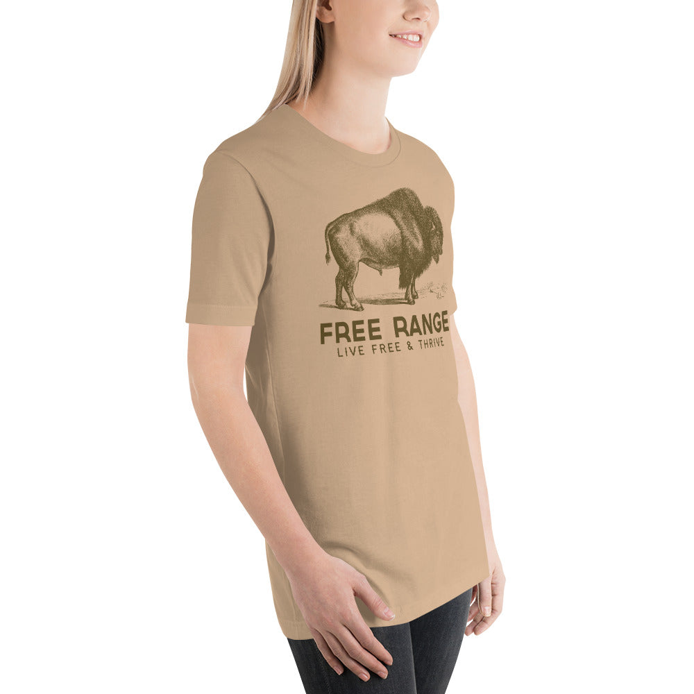 Free Range Live Free Graphic Tee