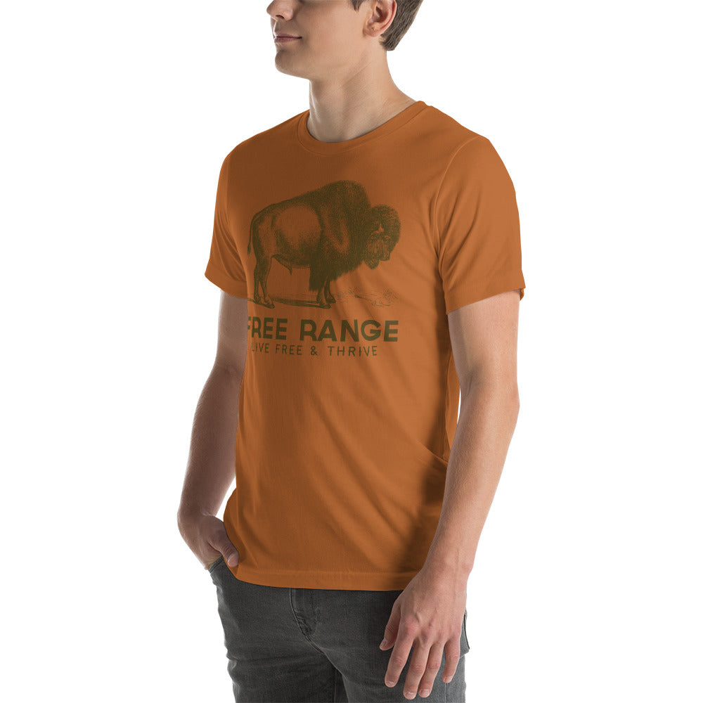 Free Range Live Free Graphic Tee