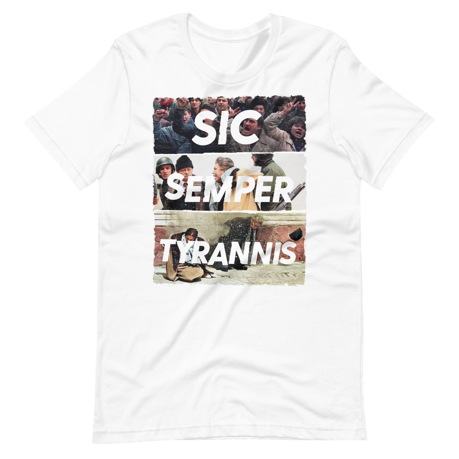 Sic Semper Tyrannis Ceausescu Unisex Graphic Tee