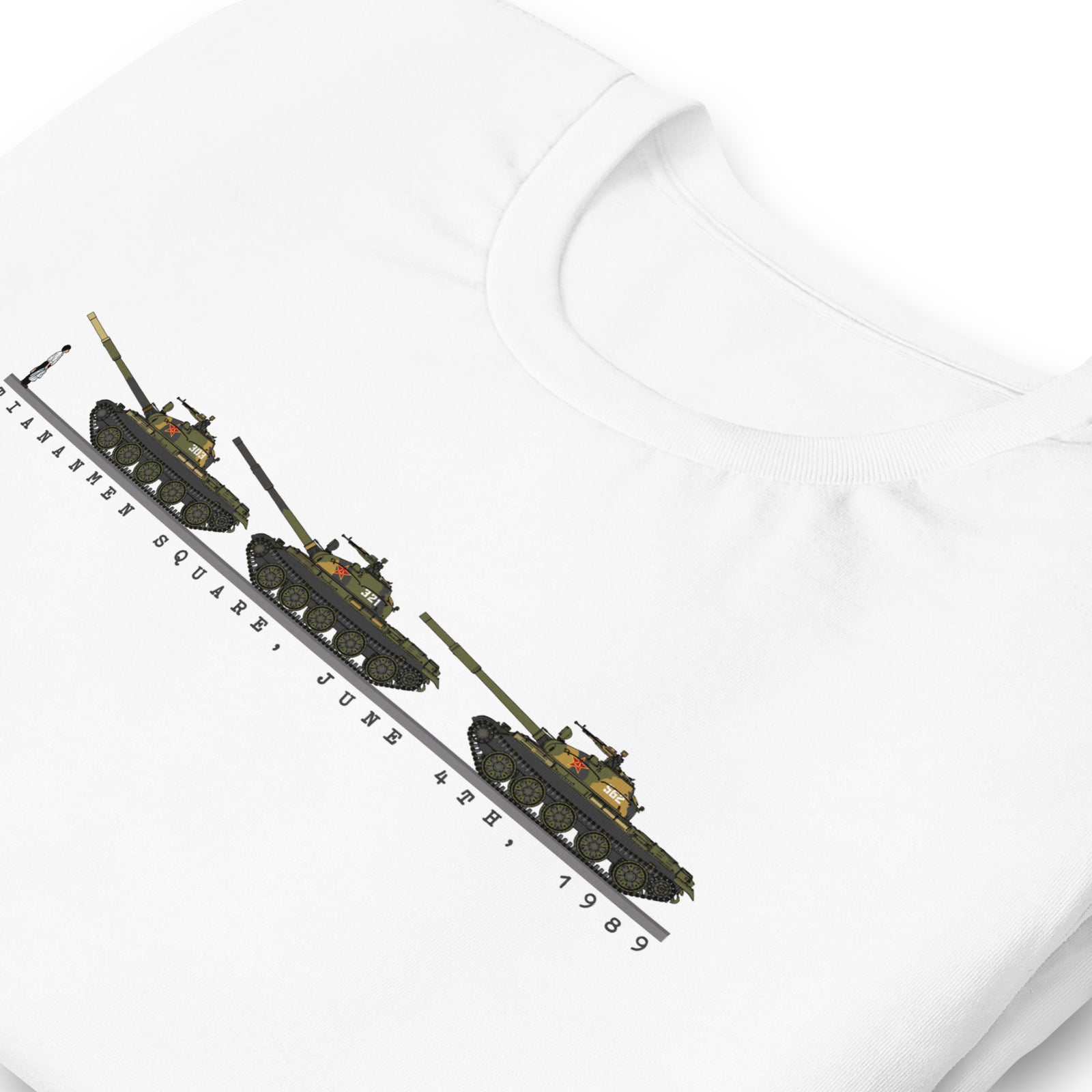 Tiananmen Tank Man 33rd Anniversary T-Shirt
