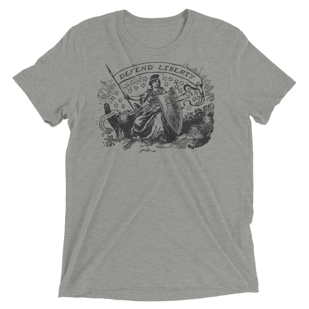 Defend Liberty Libertas Unisex Tri-Blend Track Shirt