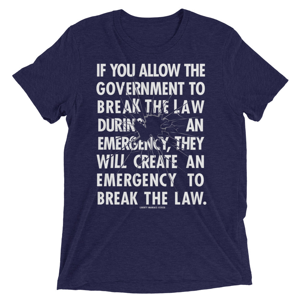Government Emergency Tri-Blend Unisex T-Shirt