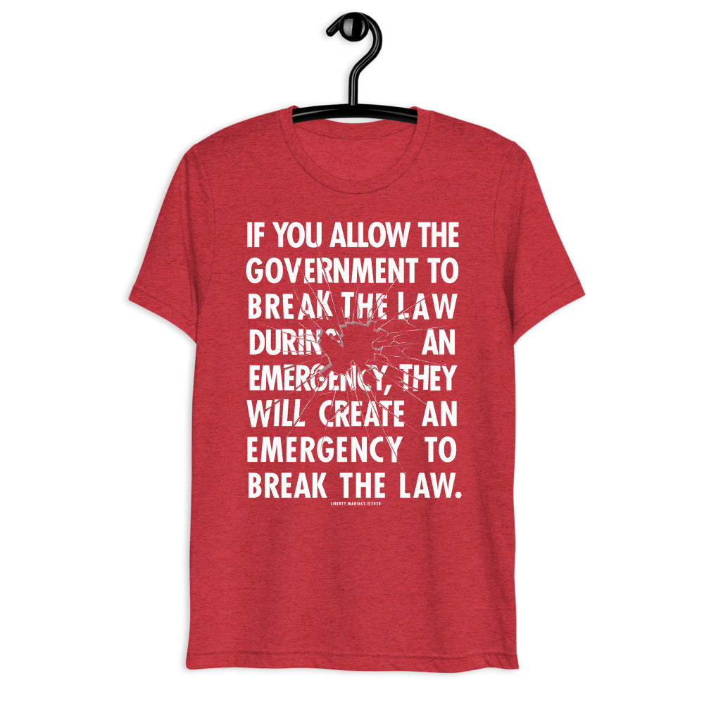 Government Emergency Tri-Blend T-Shirt