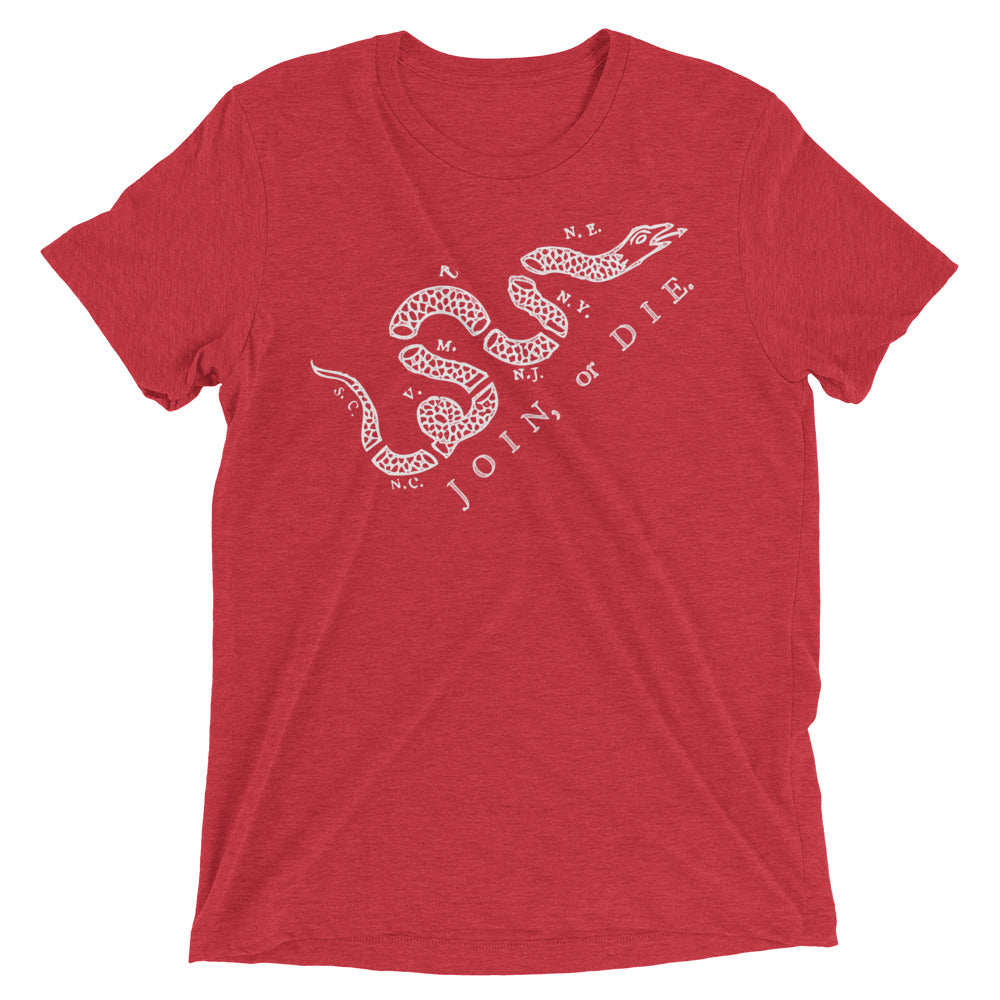Join, or Die Tri-blend Graphic T-Shirt