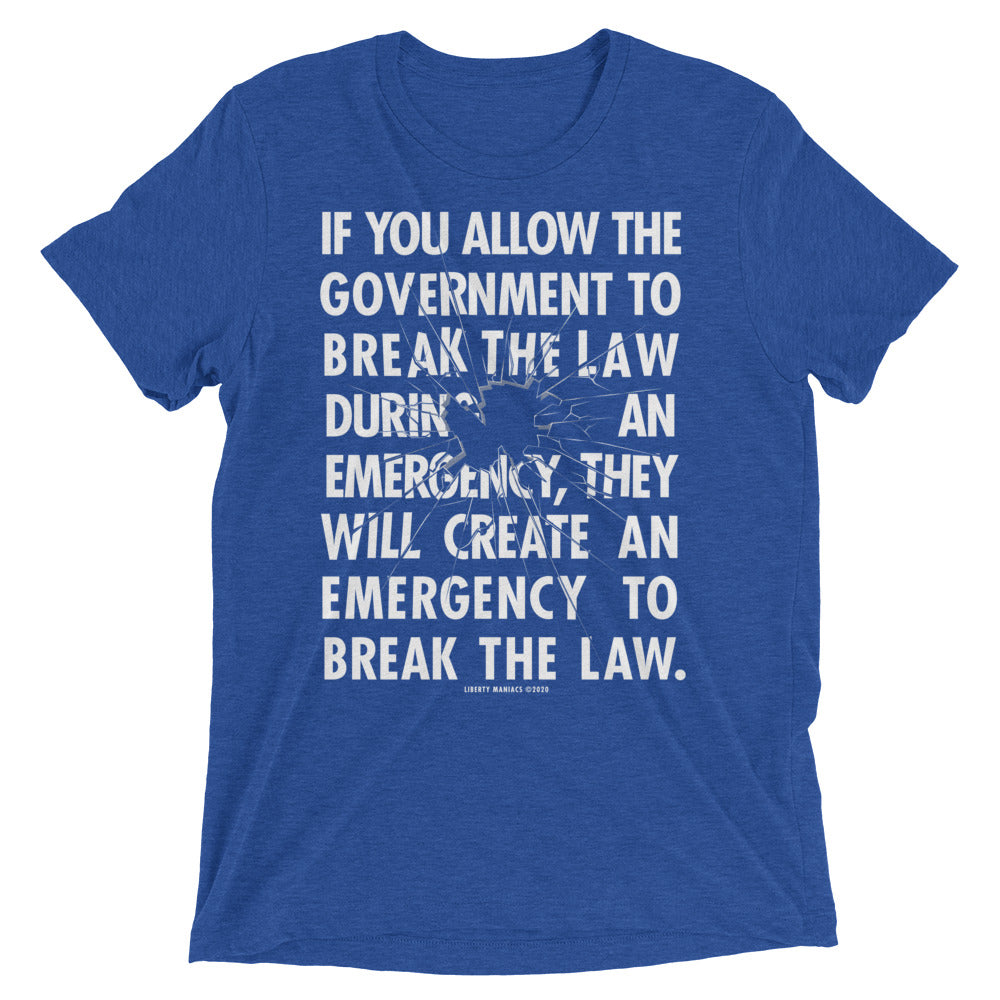 Government Emergency Tri-Blend Unisex T-Shirt