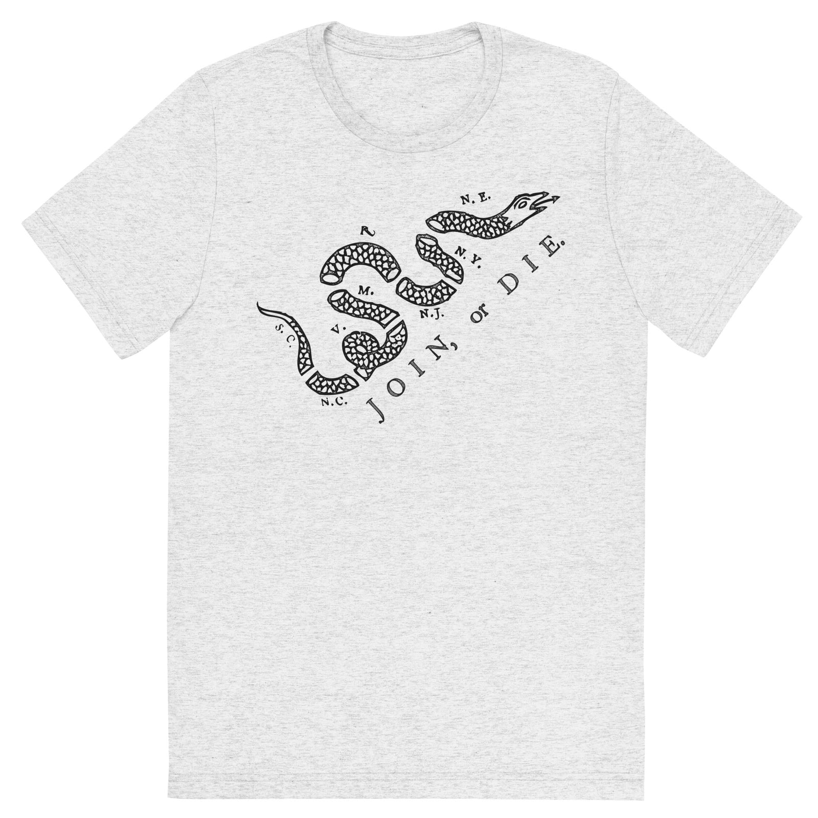 Join, or Die Tri-blend Graphic T-Shirt