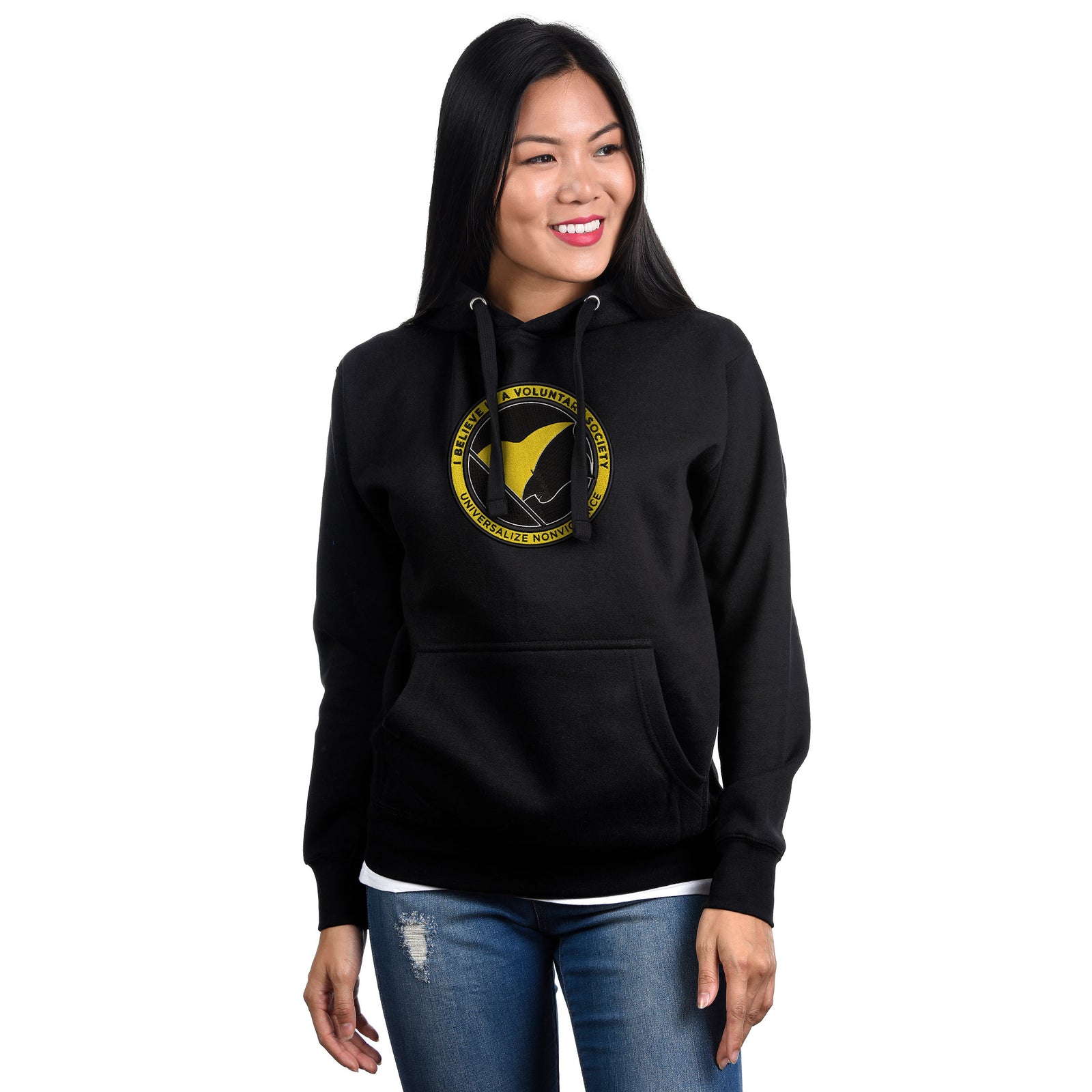 Voluntaryist ANCAP Embroidered Hoodie
