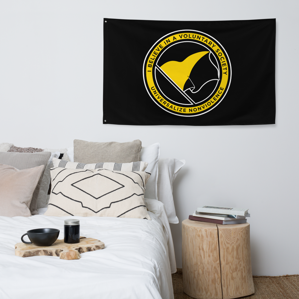 Voluntaryist Wall Flag