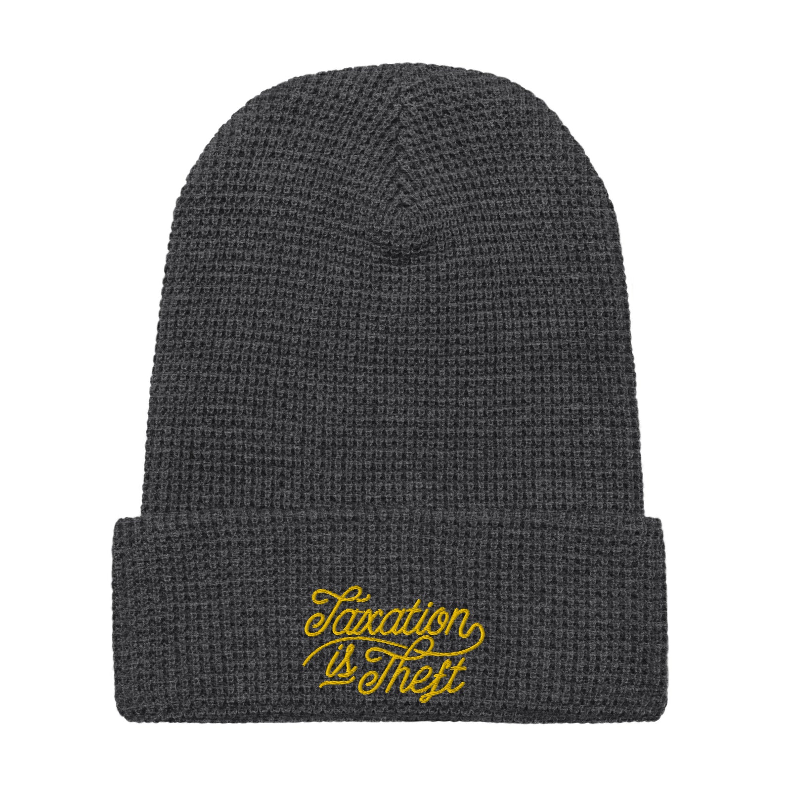 Taxation Is Theft Waffle Beanie