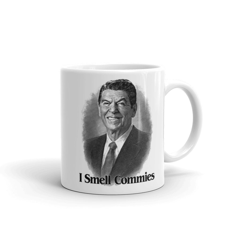 Ronald Reagan I Smell Commies Coffee Mug