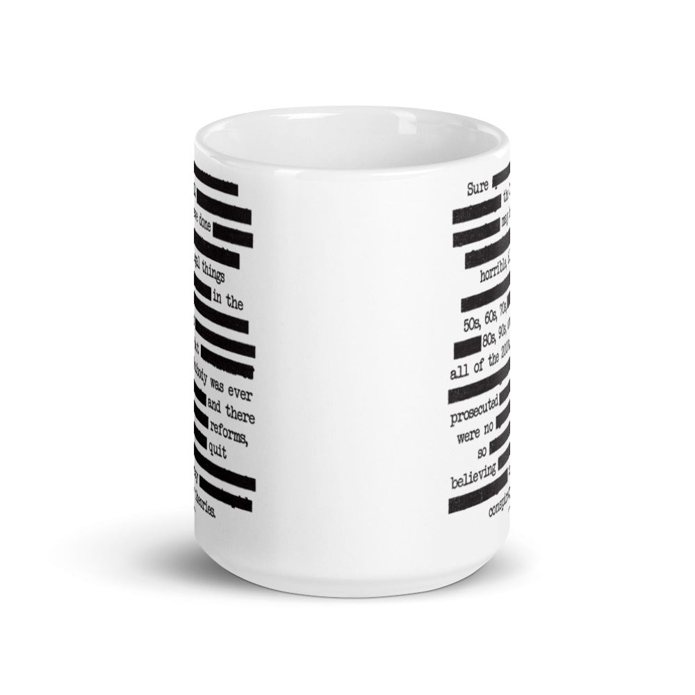 CIA Redacted Conspiracy Theories Mug