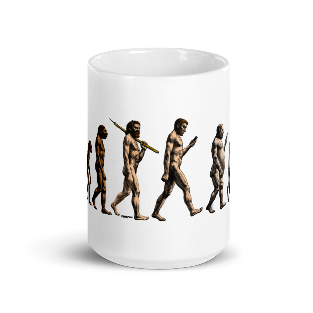 March of Modern Devolution Sheeple Mug