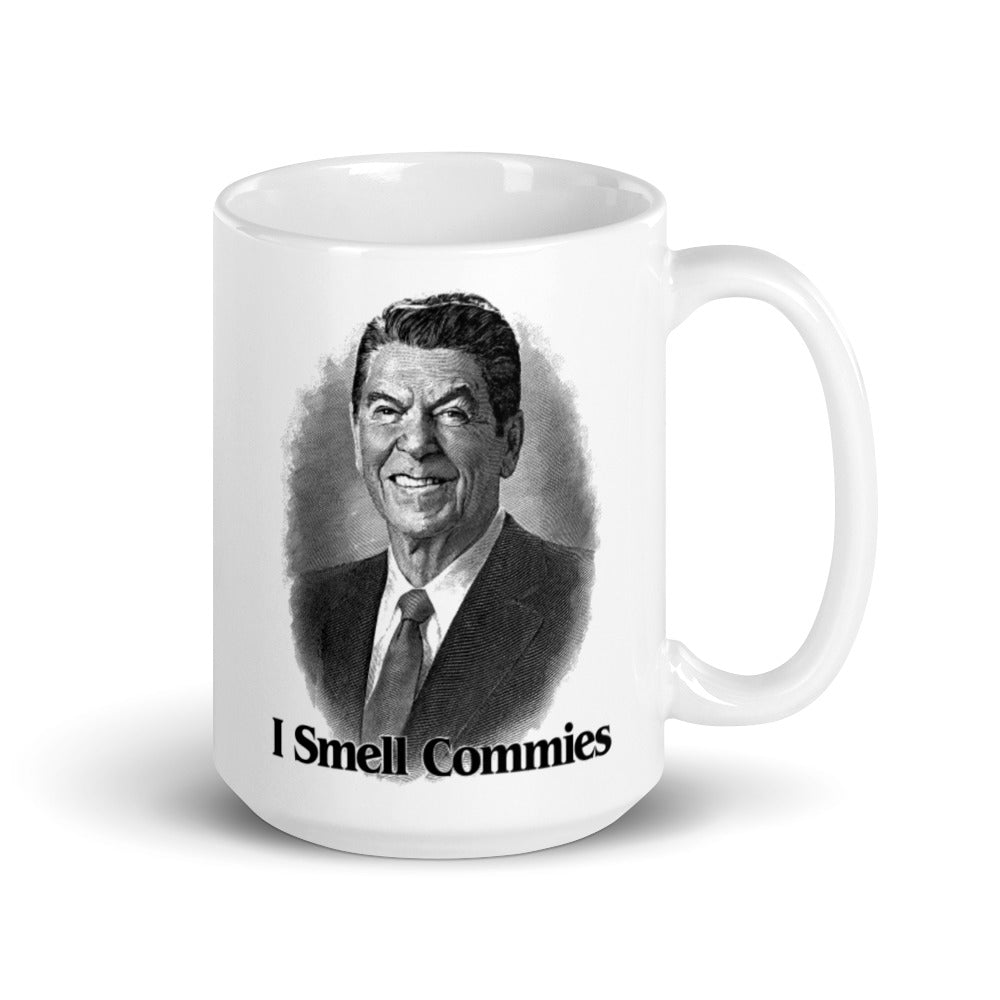 Ronald Reagan I Smell Commies Coffee Mug