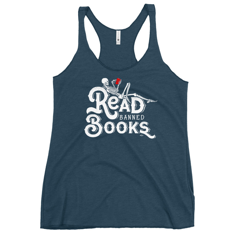 Read Banned Books Women's Tri-blend Racerback Tank