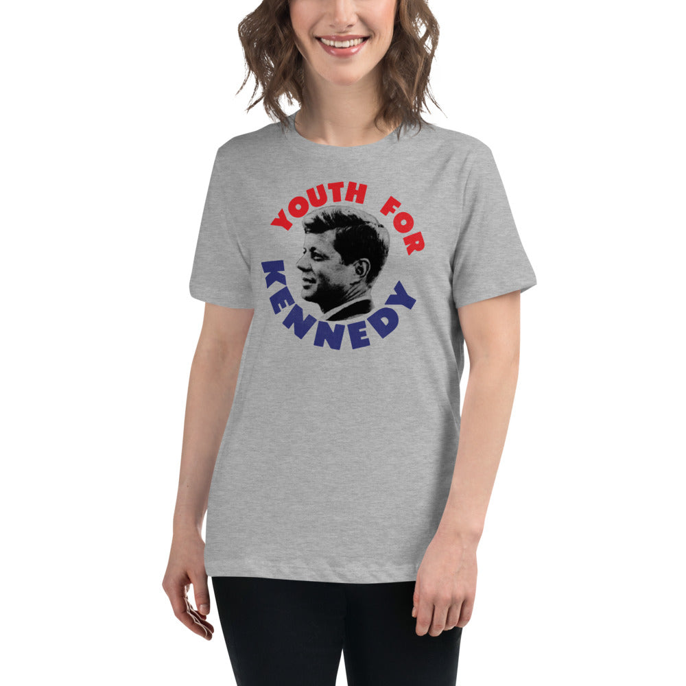 Youth For Kennedy Retro Campaign Women's Relaxed T-Shirt