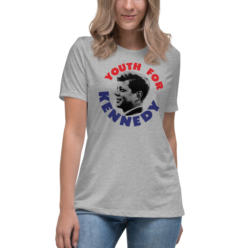 Youth For Kennedy Retro Campaign Women's Relaxed T-Shirt