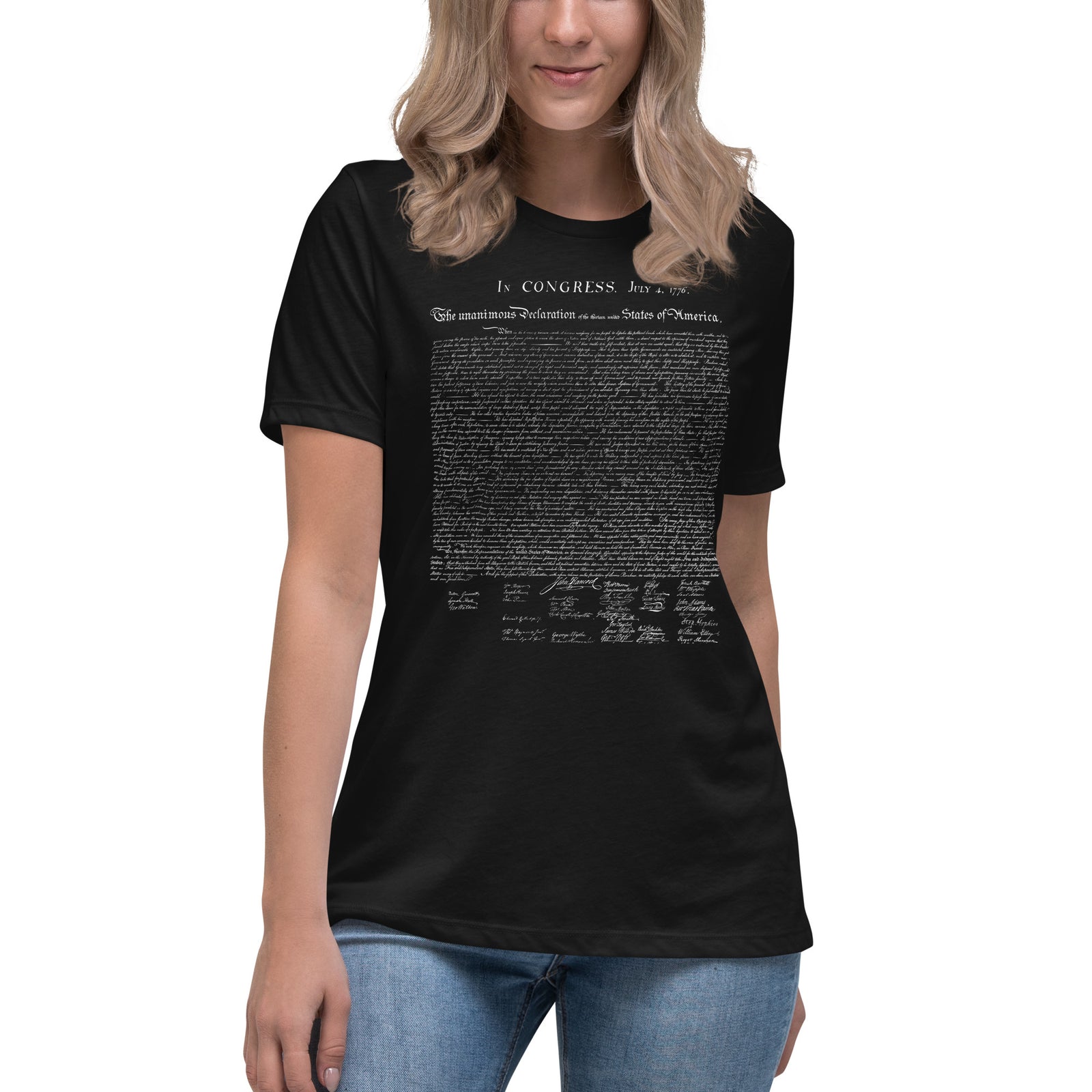 Declaration of Independence Women's Relaxed T-Shirt