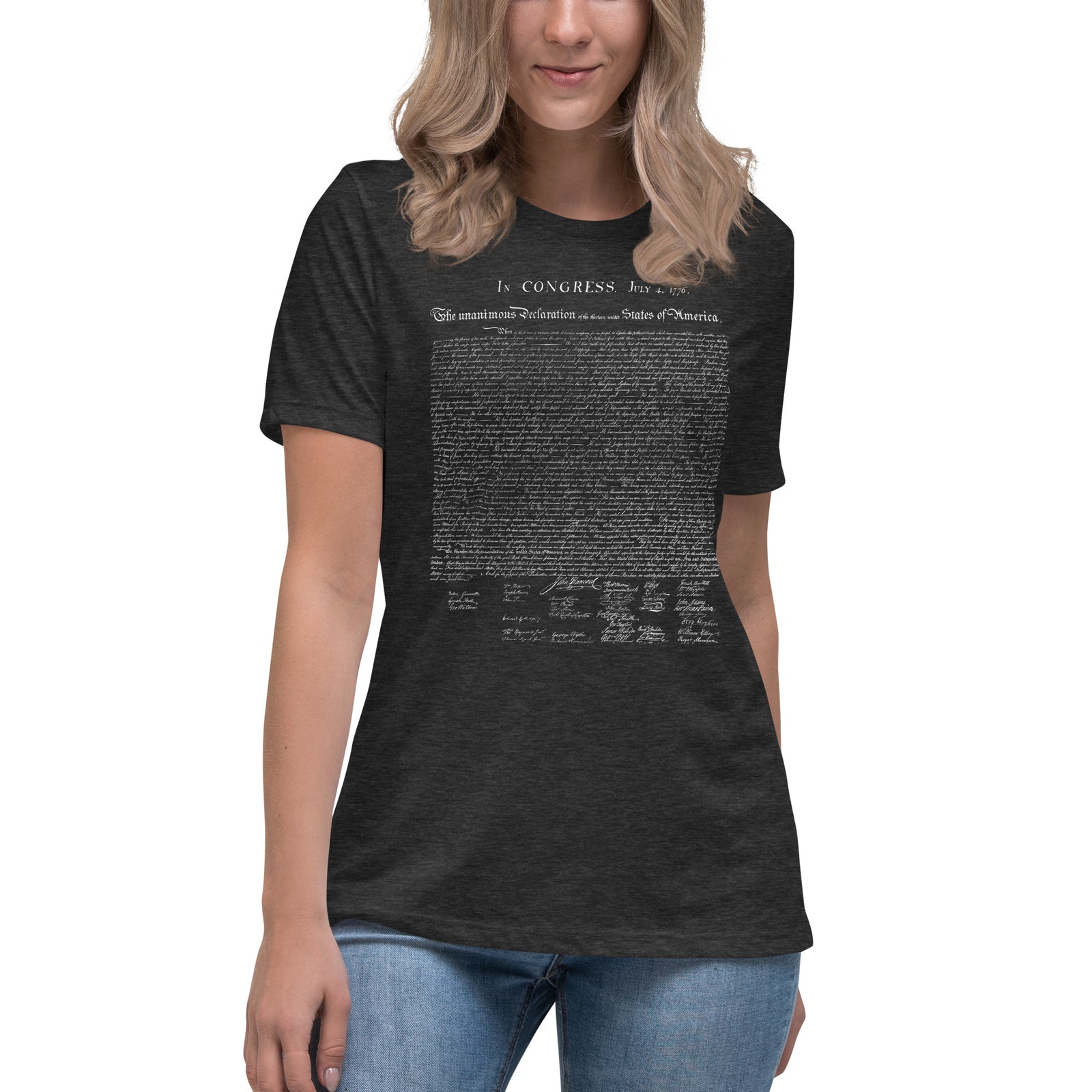 Declaration of Independence Women's Relaxed T-Shirt