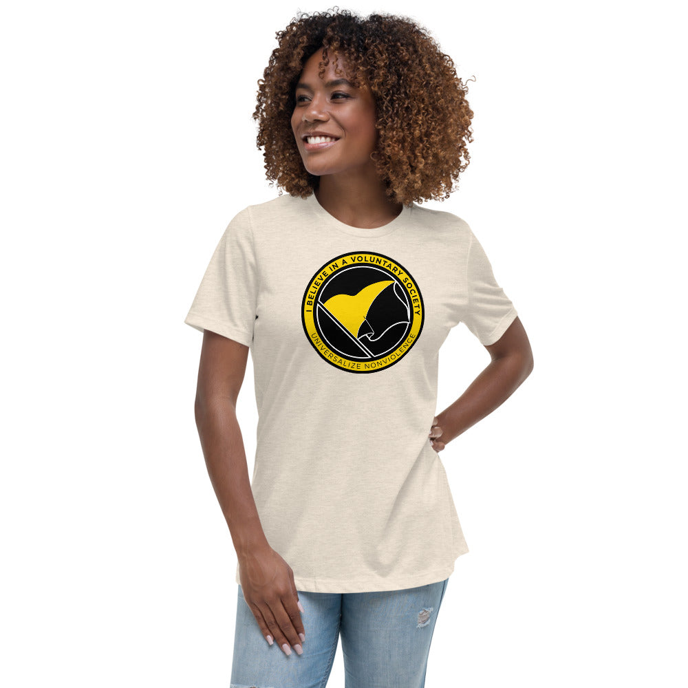 I Believe In A Voluntary Society Women's Relaxed T-Shirt