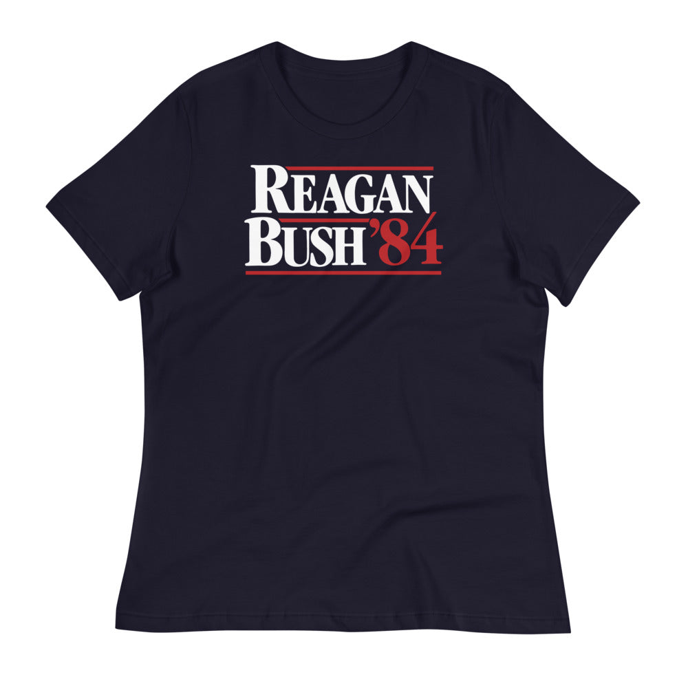 Reagan Bush 1984 Retro Campaign Women's Relaxed T-Shirt