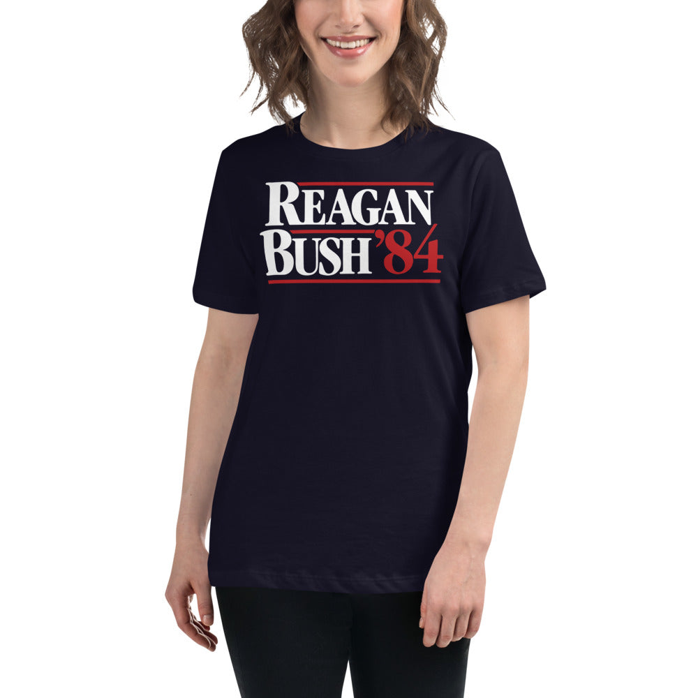 Reagan Bush 1984 Retro Campaign Women's Relaxed T-Shirt