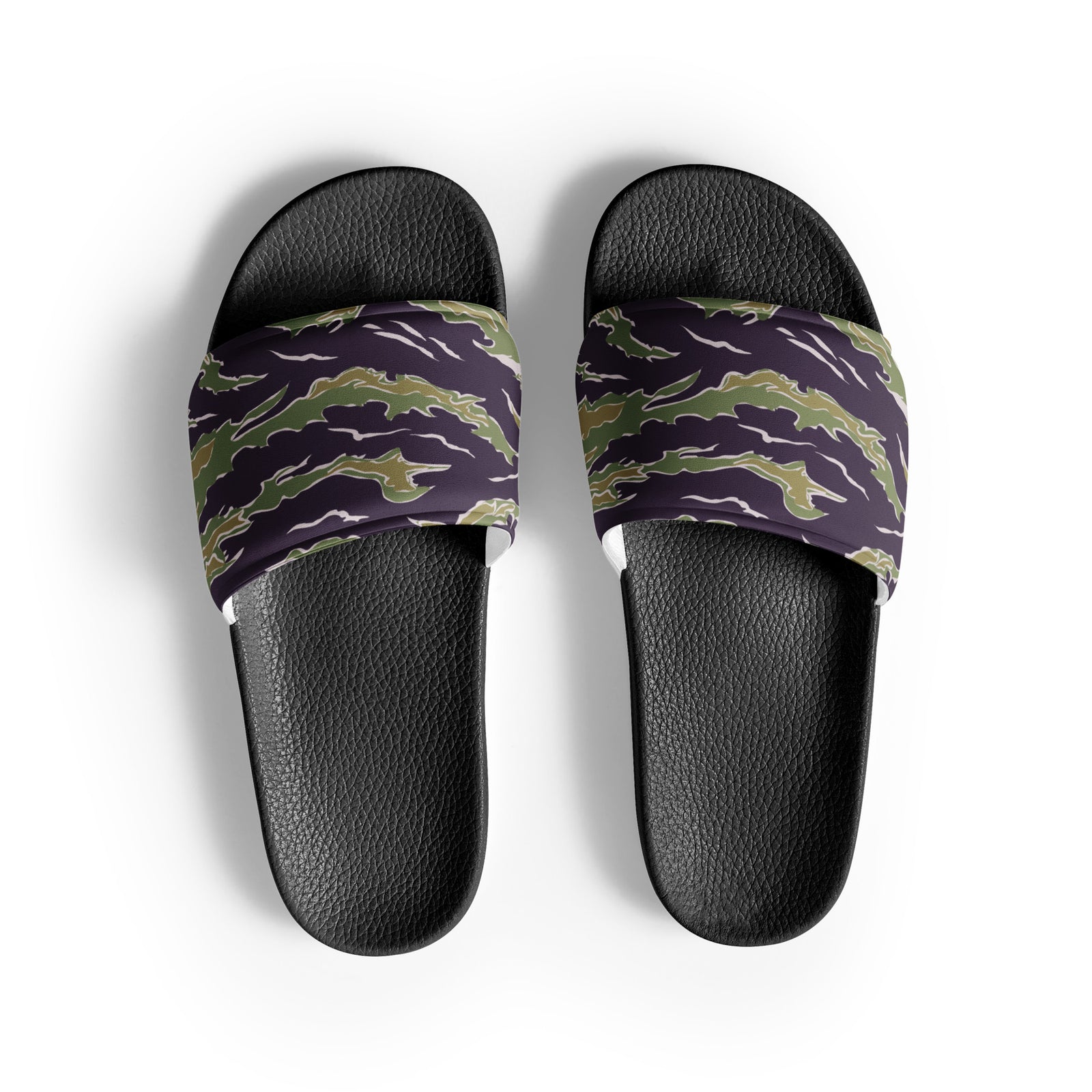 Tiger Stripe Jungle Camouflage Women's slides
