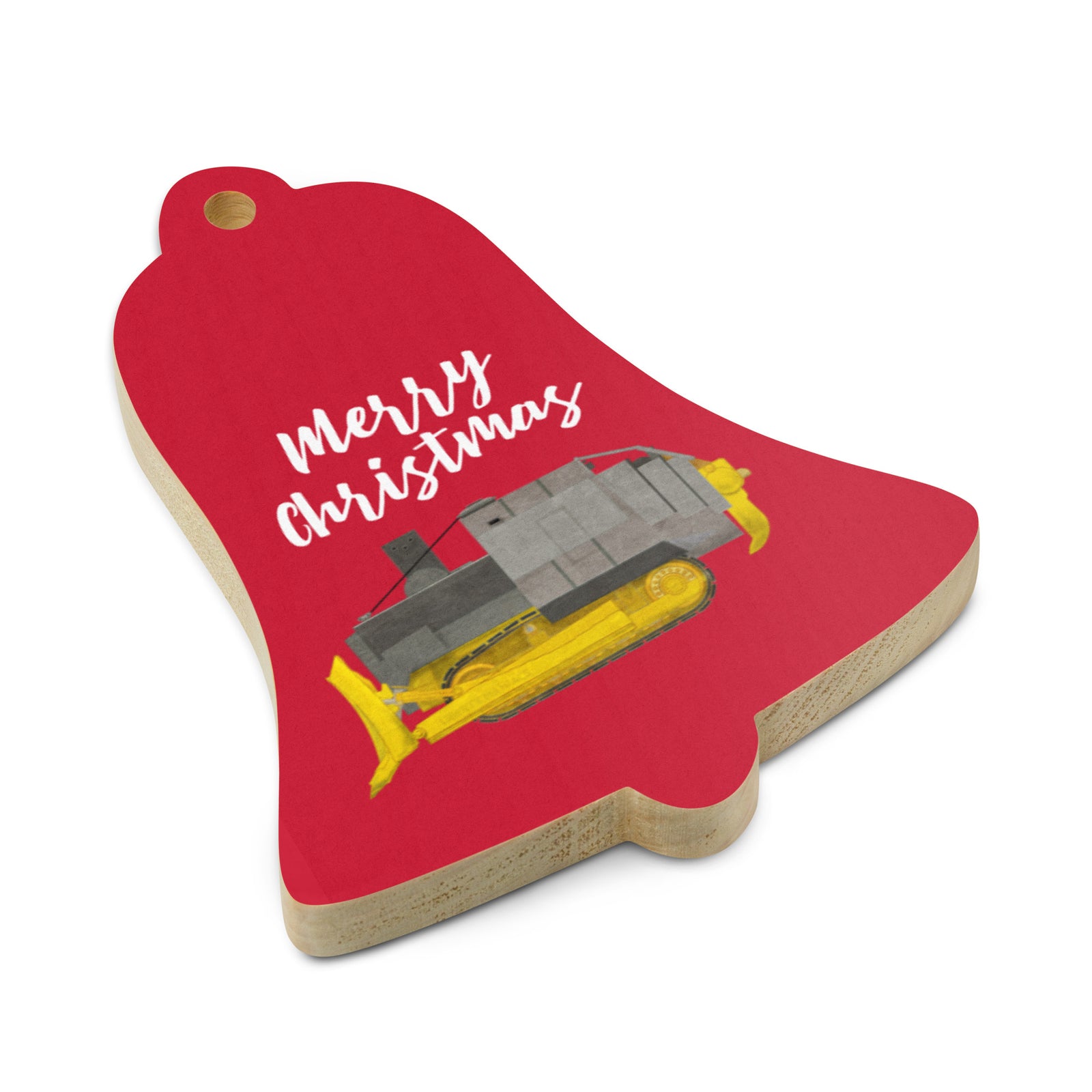 Killdozer Wooden Christmas Ornaments