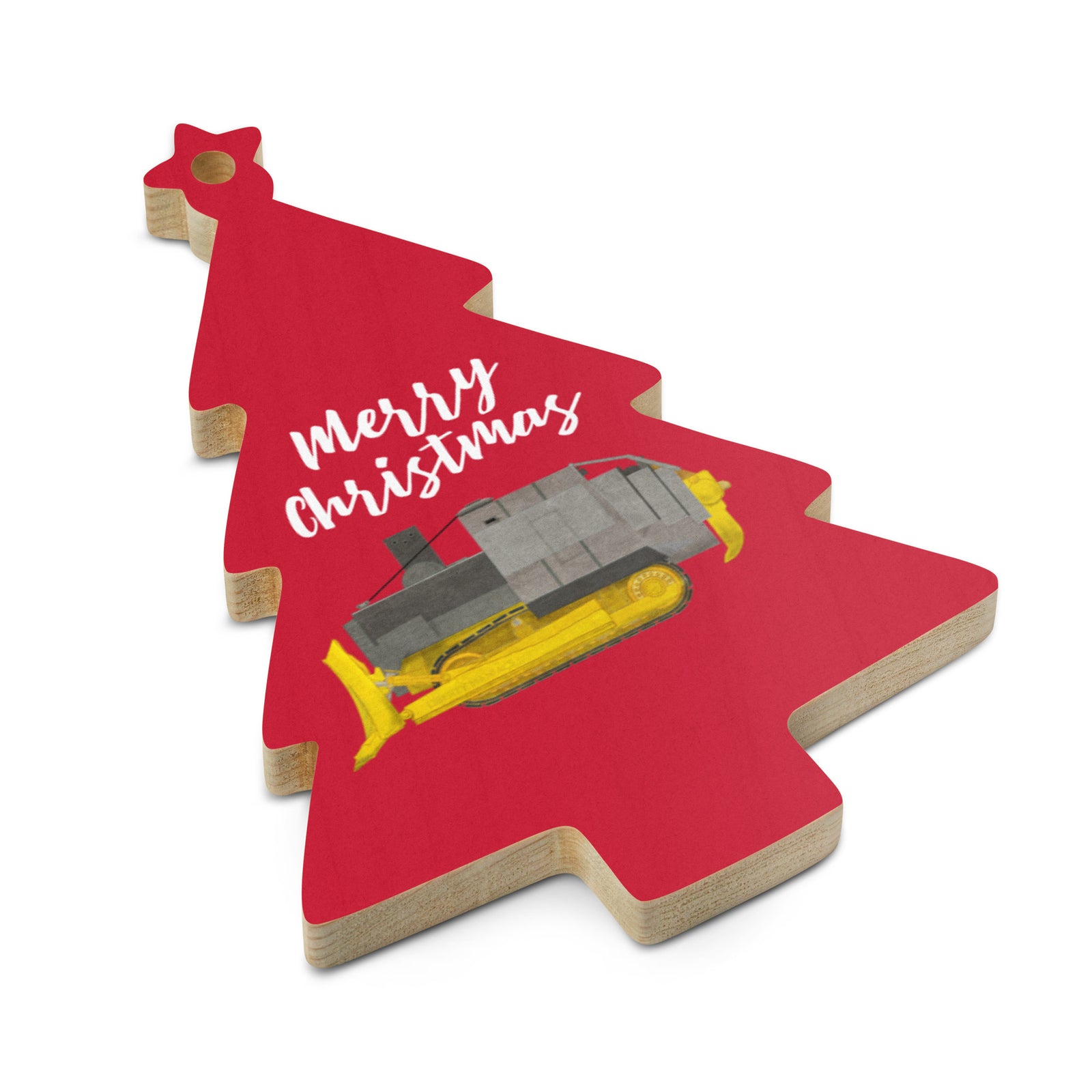 Killdozer Wooden Christmas Ornaments