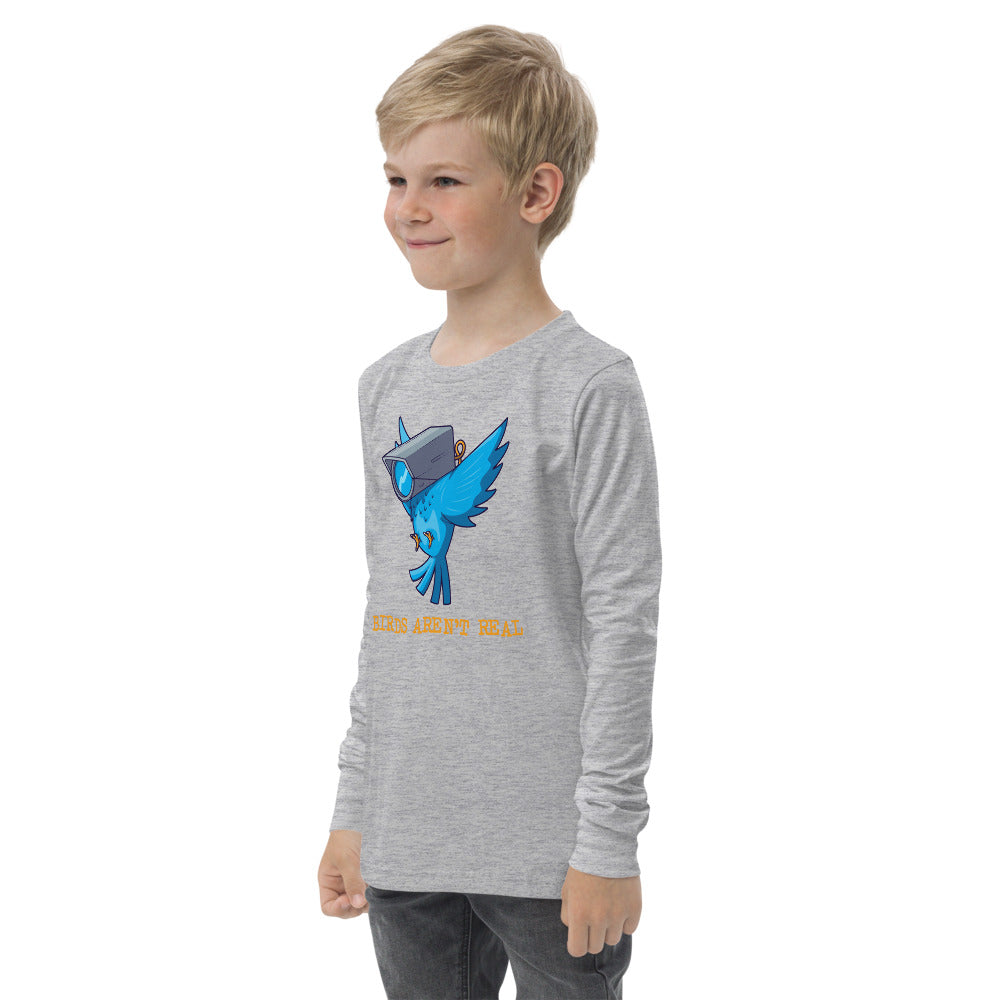 Birds Aren't Real Youth Llong Sleeve Tee