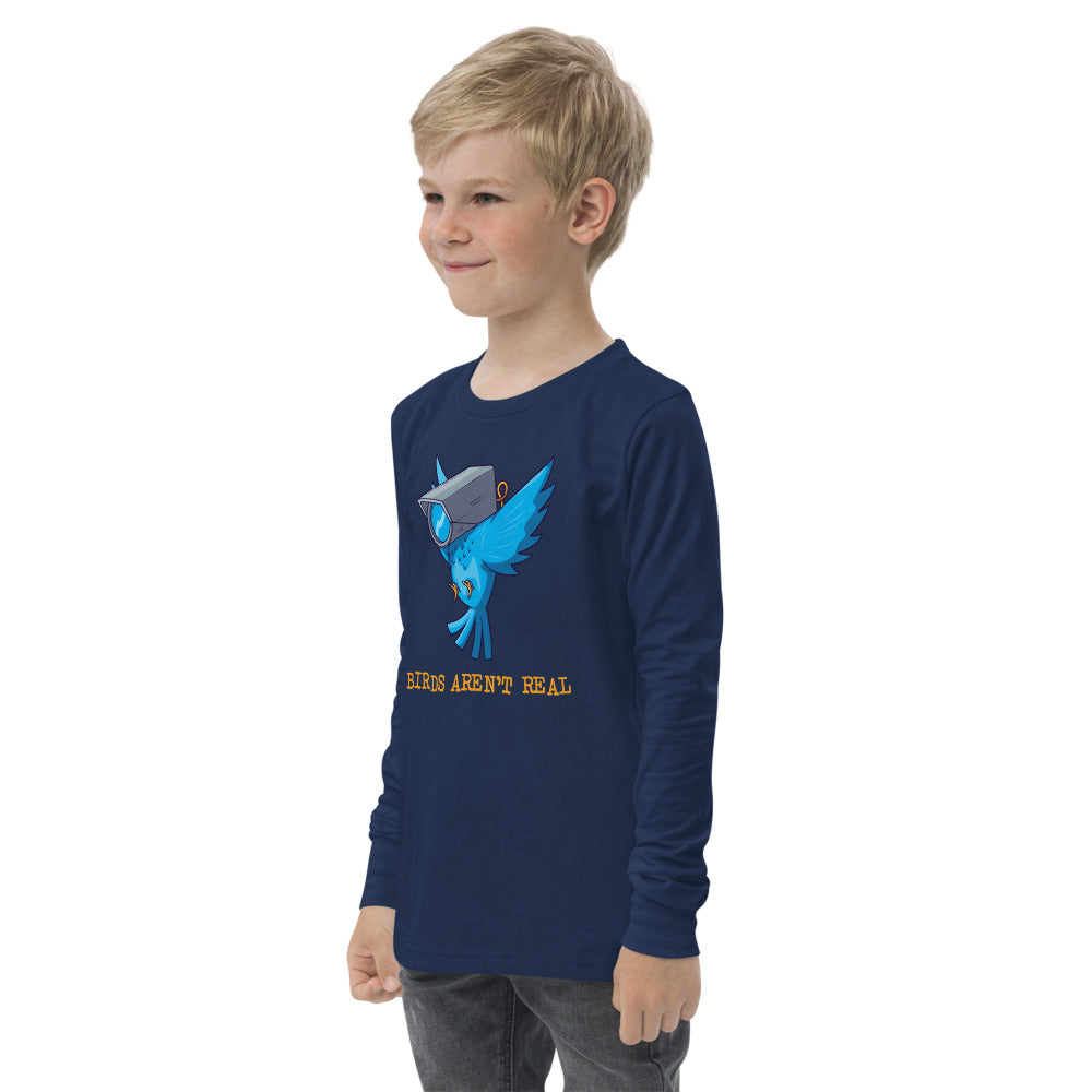 Birds Aren't Real Youth Llong Sleeve Tee