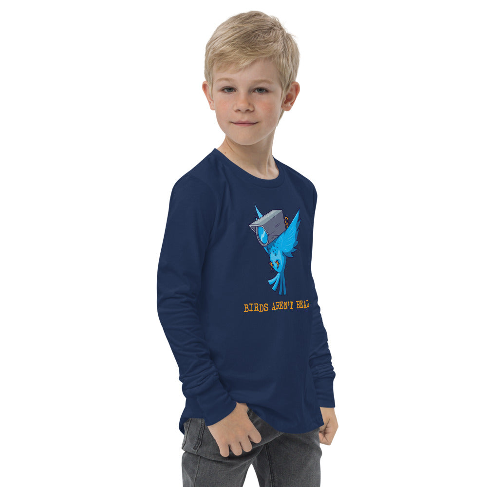 Birds Aren't Real Youth Llong Sleeve Tee