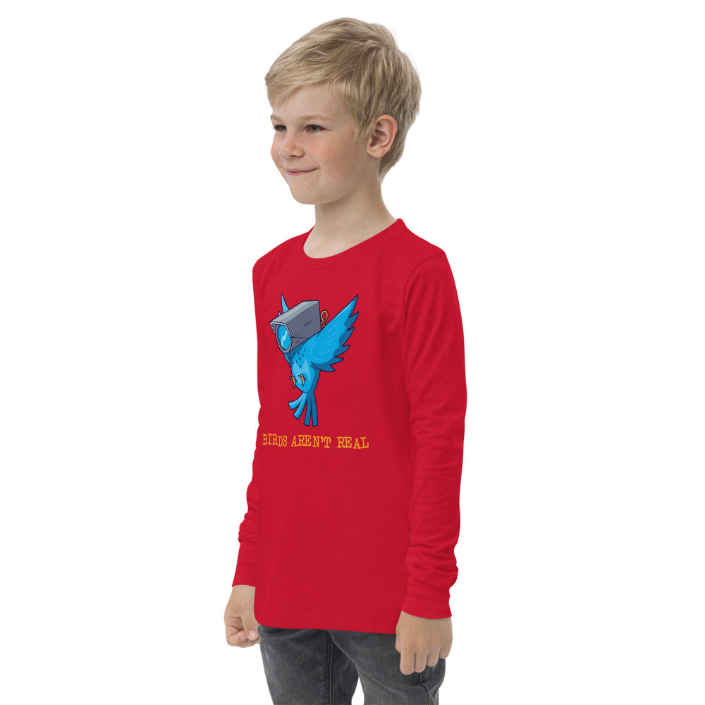 Birds Aren't Real Youth Llong Sleeve Tee