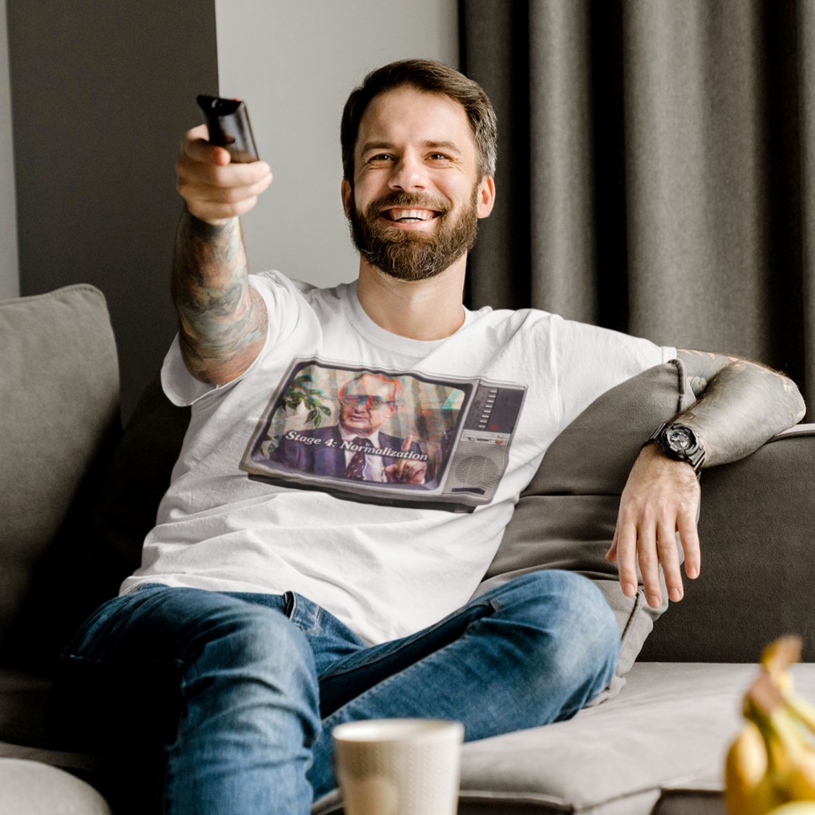 Yuri Bezmenov The Fourth Stages of Ideological Subversion Short-Sleeve Unisex T-Shirt