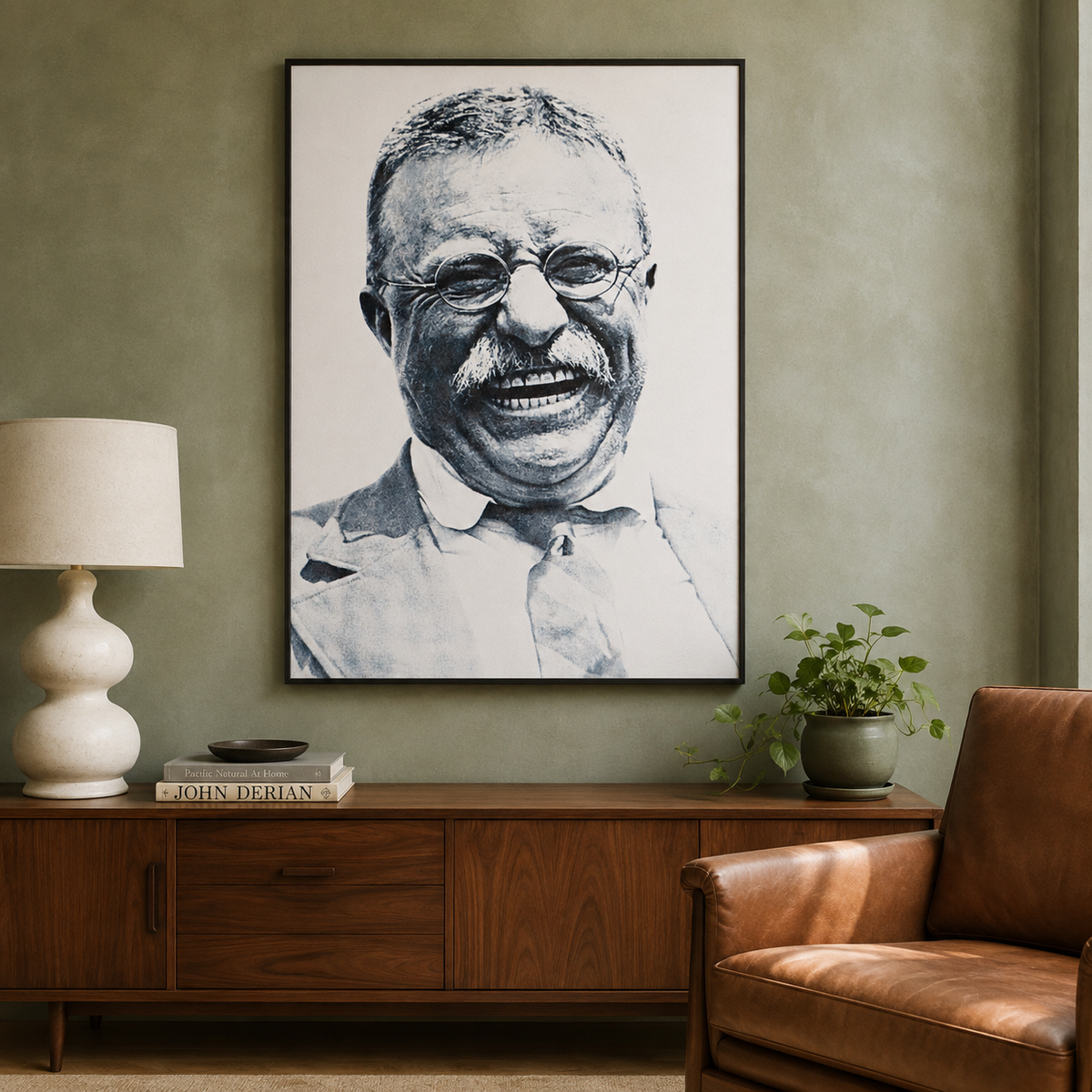 Laughing Teddy Roosevelt Print
