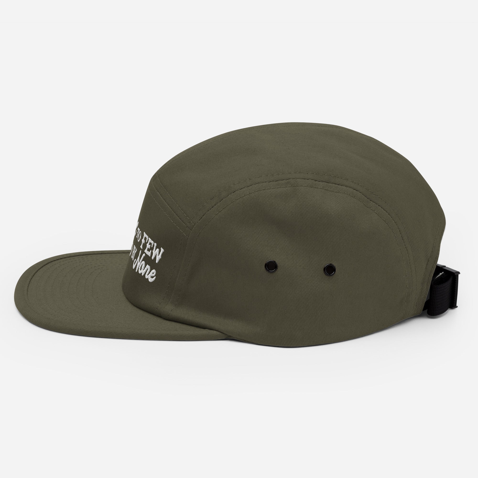 Loyal to Few Ruled By None Five Panel Camper Cap