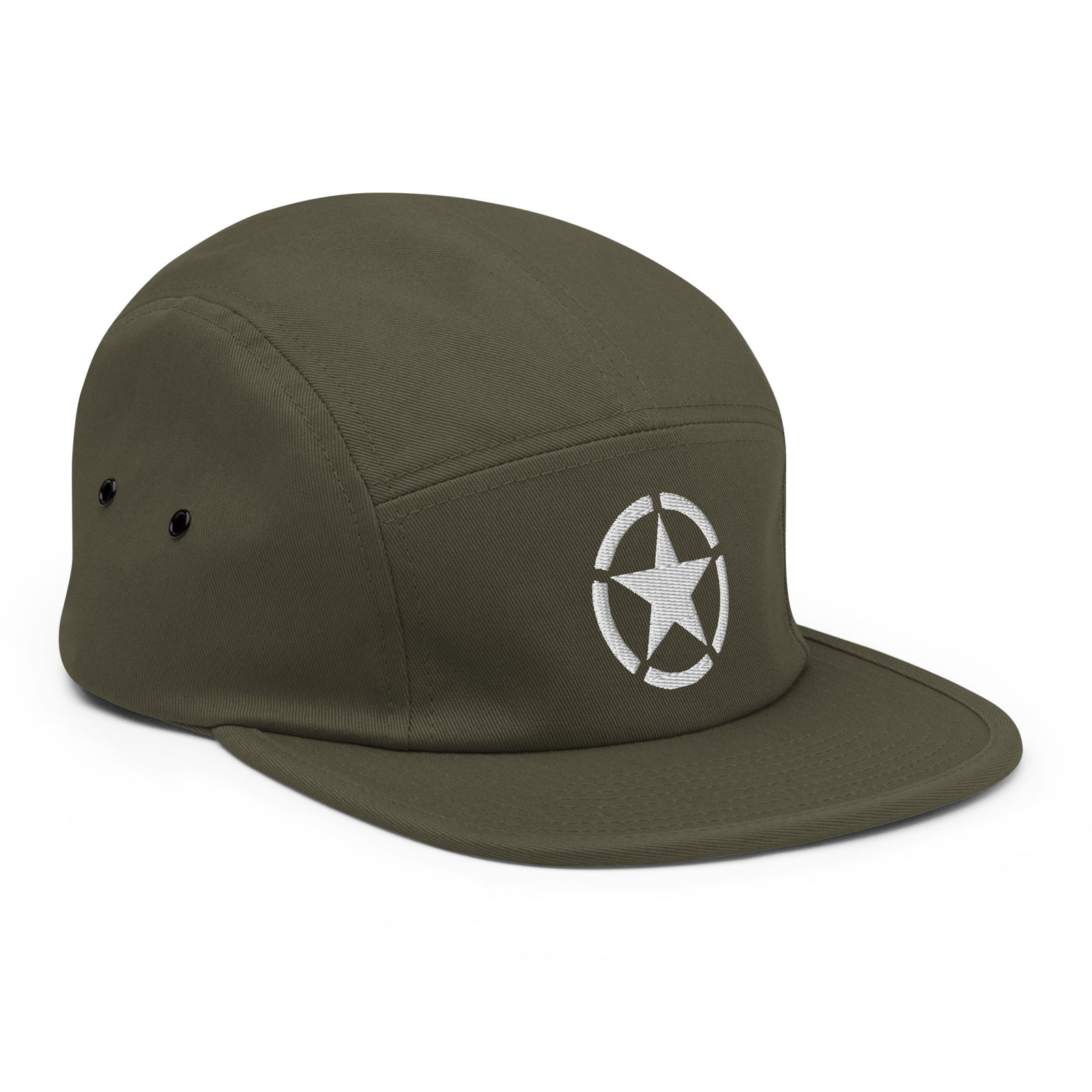 WW2 Circled Star Five Panel Cap
