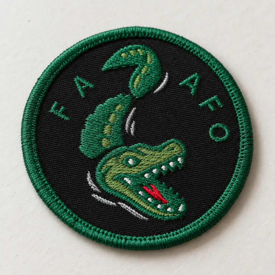 FAAFO Alligator Embroidered Patch