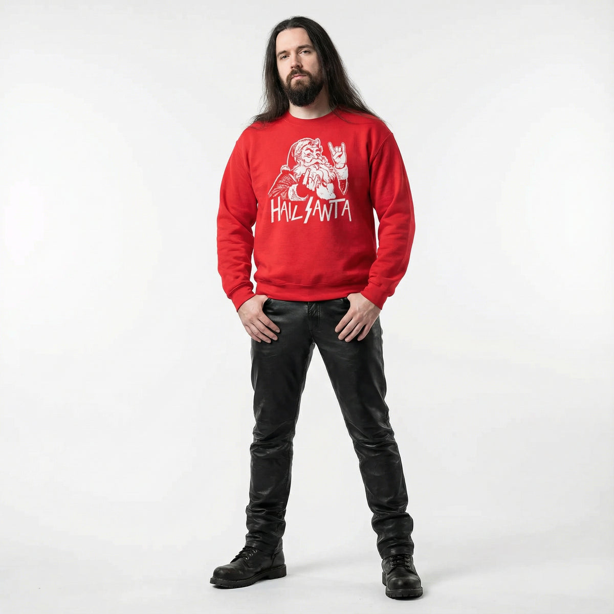 Hail Santa Ugly Christmas Sweatshirt